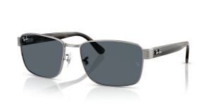 แว่นกันแดด Rayban RB3750-004/R5 มุมเฉียง สีกันเมทัล สำหรับผู้ใช้ทุกเพศ