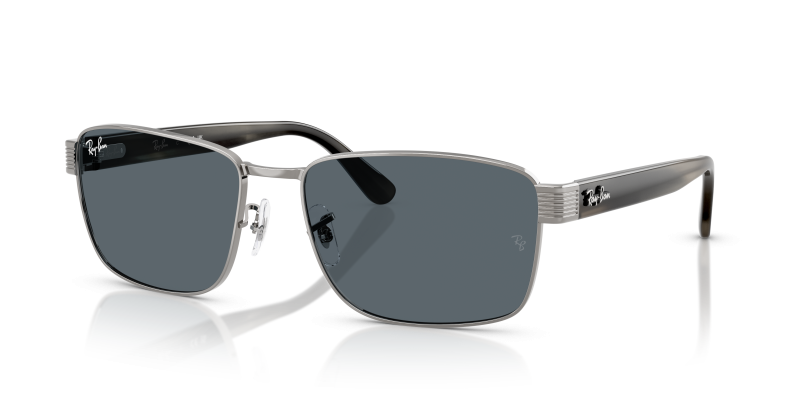 แว่นกันแดด Rayban RB3750-004/R5 มุมเฉียง สีกันเมทัล สำหรับผู้ใช้ทุกเพศ