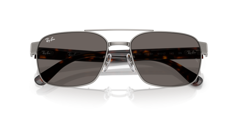 แว่นกันแดด Rayban RB3751-004/B1 close-up ด้านหน้า
