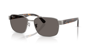 แว่นกันแดด Rayban RB3751-004/B1 มุมเฉียง สีกันเมทัล สำหรับผู้ใช้ทุกเพศ