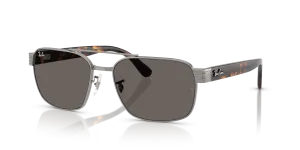แว่นกันแดด Rayban RB3751-004/B1 มุมเฉียง สีกันเมทัล สำหรับผู้ใช้ทุกเพศ