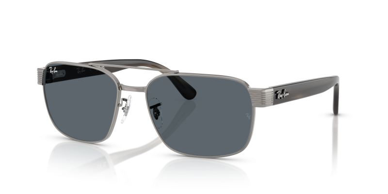 แว่นกันแดด Rayban RB3751-004/R5 Gunmetal Blue แว่นกันแดด Rayban RB3751-004/R5 มุมเฉียง สีกันเมทัล สำหรับผู้ใช้ทุกเพศ