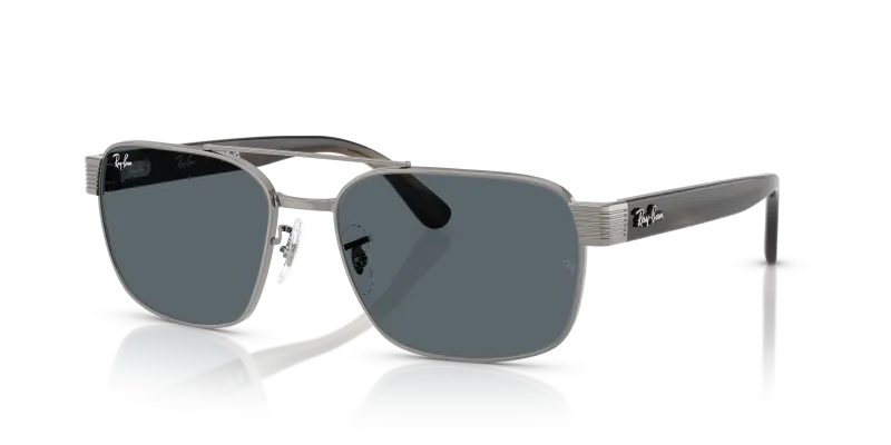 แว่นกันแดด Rayban RB3751-004/R5 Gunmetal Blue แว่นกันแดด Rayban RB3751-004/R5 มุมเฉียง สีกันเมทัล สำหรับผู้ใช้ทุกเพศ