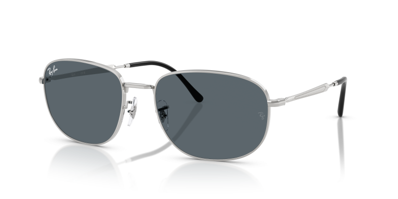 แว่นกันแดด Rayban RB3754-003/R5 มุมเฉียง สีเงิน สำหรับผู้ใช้ทุกเพศ
