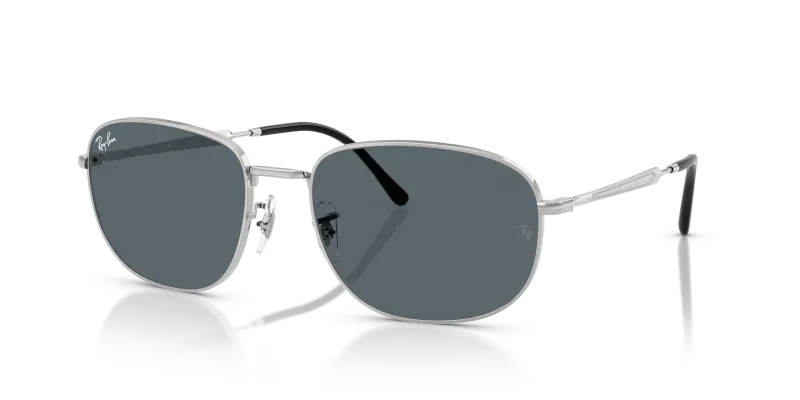 แว่นกันแดด Rayban RB3754-003/R5 มุมเฉียง สีเงิน สำหรับผู้ใช้ทุกเพศ