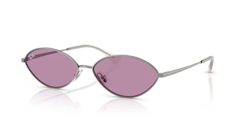 แว่นกันแดด Rayban Kai RB3757-004/69 Gunmetal Dark Violet แว่นกันแดด Rayban RB3757-004/69 มุมเฉียง สีกันเมทัล สำหรับผู้ใช้ทุกเพศ