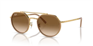 แว่นกันแดด Rayban RB3765-001/51 มุมเฉียง สีอะริสต้า สำหรับผู้ใช้ทุกเพศ