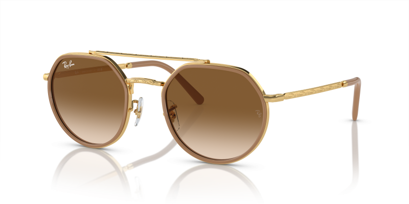 แว่นกันแดด Rayban RB3765-001/51 Arista Light Brown แว่นกันแดด Rayban RB3765-001/51 มุมเฉียง สีมองอะริสต้า สำหรับผู้ใช้ทุกเพศ