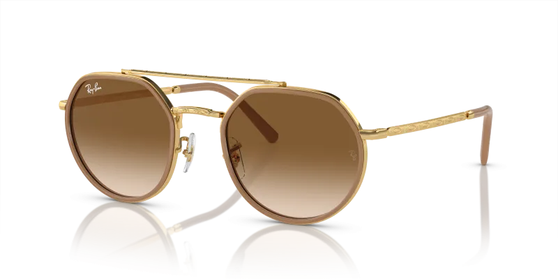 แว่นกันแดด Rayban RB3765-001/51 Arista Light Brown แว่นกันแดด Rayban RB3765-001/51 มุมเฉียง สีอะริสต้า สำหรับผู้ใช้ทุกเพศ