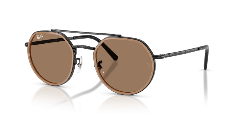 แว่นกันแดด Rayban RB3765-927973 Black Brown แว่นกันแดด Rayban RB3765-927973 มุมเฉียง สีดำ สำหรับผู้ใช้ทุกเพศ