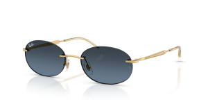 แว่นกันแดด Rayban RB3767-001/4C มุมเฉียง สีมองอะริสต้า สำหรับผู้ใช้ทุกเพศ