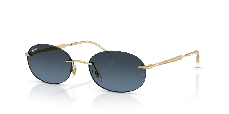 แว่นกันแดด Rayban RB3767-001/4C Arista Blue Gradient Dark Grey แว่นกันแดด Rayban RB3767-001/4C มุมเฉียง สีอะริสต้า สำหรับผู้ใช้ทุกเพศ