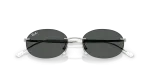 แว่นกันแดด Rayban RB3767-003/87 Silver Dark Grey แว่นกันแดด Rayban RB3767-003/87 close-up ด้านหน้า