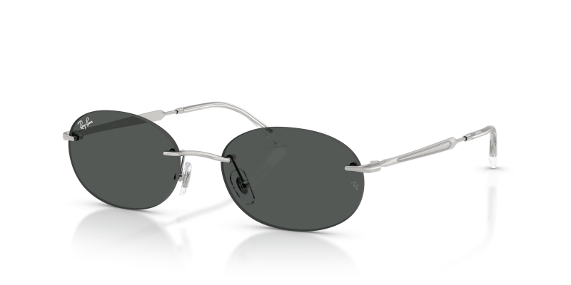 แว่นกันแดด Rayban RB3767-003/87 มุมเฉียง สีเงิน สำหรับผู้ใช้ทุกเพศ