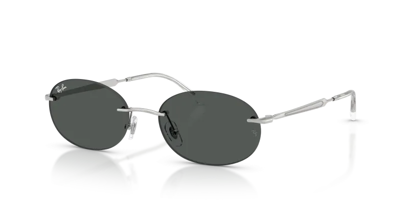 แว่นกันแดด Rayban RB3767-003/87 Silver Dark Grey แว่นกันแดด Rayban RB3767-003/87 มุมเฉียง สีเงิน สำหรับผู้ใช้ทุกเพศ