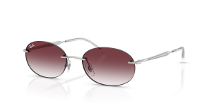 แว่นกันแดด Rayban RB3767-003/8H มุมเฉียง สีเงิน สำหรับผู้ใช้ทุกเพศ