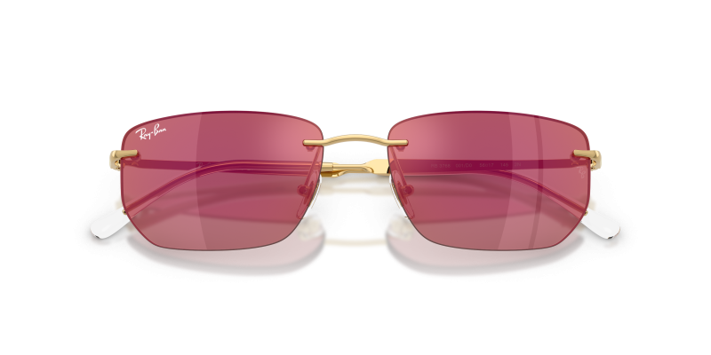 แว่นกันแดด Rayban RB3768-001/D0 close-up ด้านหน้า