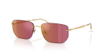 แว่นกันแดด Rayban RB3768-001/D0 Arista Dark Violet Mirror Red แว่นกันแดด Rayban RB3768-001/D0 มุมเฉียง สีอะริสต้า สำหรับผู้ใช้ทุกเพศ