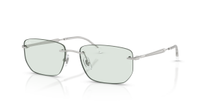 แว่นกันแดด Rayban RB3768-003/M1 มุมเฉียง สีเงิน สำหรับผู้ใช้ทุกเพศ