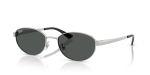 แว่นกันแดด Rayban RB3774D-003/87 Silver Dark Grey แว่นกันแดด Rayban RB3774D-003/87 มุมเฉียง สีเงิน สำหรับผู้ใช้ทุกเพศ