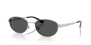 แว่นกันแดด Rayban RB3774D-003/87 มุมเฉียง สีเงิน สำหรับผู้ใช้ทุกเพศ