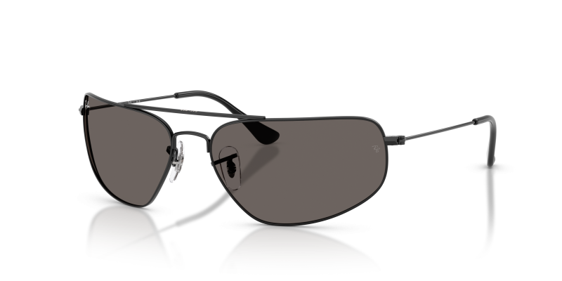 แว่นกันแดด Rayban RB3780-002/B1 Black Dark Grey แว่นกันแดด Rayban RB3780-002/B1 มุมเฉียง สีดำ สำหรับผู้ใช้ทุกเพศ