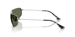 แว่นกันแดด Rayban RB3780-004/58 Gunmetal Polar Green แว่นกันแดด Rayban RB3780-004/58 มุมข้าง ขาแว่นสีกันเมทัล