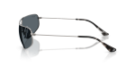 แว่นกันแดด Rayban RB3780-004/R5 Gunmetal Blue แว่นกันแดด Rayban RB3780-004/R5 มุมข้าง ขาแว่นสีกันเมทัล