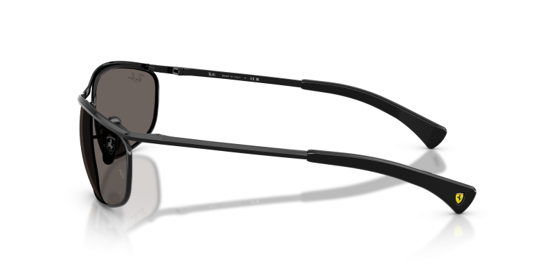 แว่นกันแดด Rayban RB3819M-F117B1 มุมข้าง ขาแว่นสีดำ
