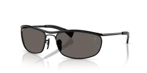แว่นกันแดด Rayban RB3819M-F117B1 มุมเฉียง สีดำ สำหรับผู้ใช้ทุกเพศ