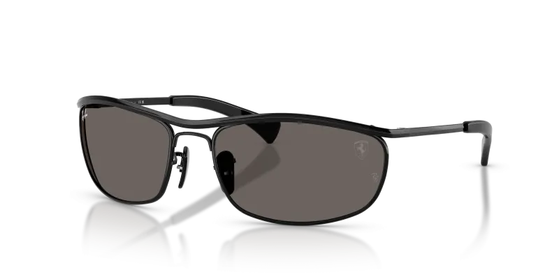 แว่นกันแดด Rayban RB3819M-F117B1 มุมเฉียง สีดำ สำหรับผู้ใช้ทุกเพศ