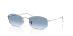 แว่นกันแดด Rayban RB3832-003/3F Silver Clear Gradient Blue แว่นกันแดด Rayban RB3832-003/3F มุมเฉียง สีเงิน สำหรับผู้ใช้ทุกเพศ