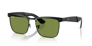 แว่นกันแดด Rayban RB3875-006/4E มุมเฉียง สีดำ สำหรับผู้ใช้ทุกเพศ