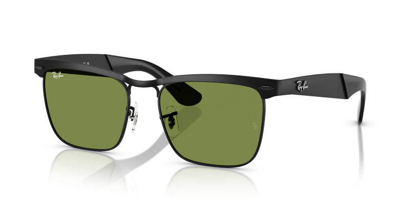 แว่นกันแดด Rayban Wayfarer Deluxe RB3875-006/4E Black Green แว่นกันแดด Rayban RB3875-006/4E มุมเฉียง สีดำ สำหรับผู้ใช้ทุกเพศ