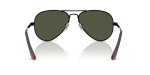 แว่นกันแดด Rayban Aviator Max RB3925-002/31 Black Green แว่นกันแดด Rayban RB3925-002/31 ขาแว่นด้านใน