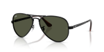 แว่นกันแดด Rayban Aviator Max RB3925-002/31 Black Green แว่นกันแดด Rayban RB3925-002/31 มุมเฉียง สีดำ สำหรับผู้ใช้ทุกเพศ