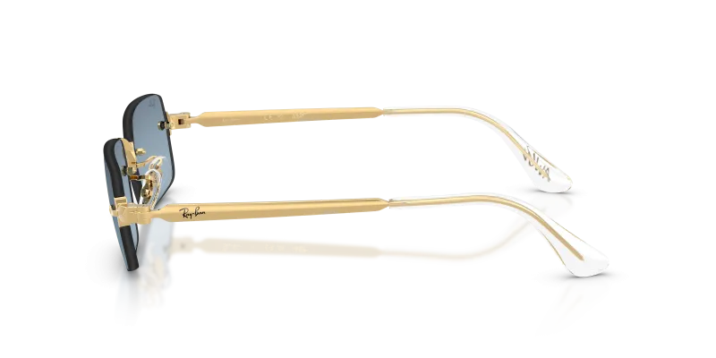แว่นกันแดด Rayban RB3928-001/S2 มุมข้าง ขาแว่นสีอะริสต้า
