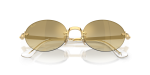แว่นกันแดด Rayban RB3929-001/7I Arista Brown Mirror Gold Gradient แว่นกันแดด Rayban RB3929-001/7I close-up ด้านหน้า