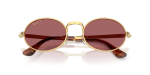 แว่นกันแดด Rayban RB3931-001/AF Arista Polar Purple แว่นกันแดด Rayban RB3931-001/AF close-up ด้านหน้า
