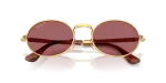 แว่นกันแดด Rayban RB3931-001/AF Arista Polar Purple แว่นกันแดด Rayban RB3931-001/AF close-up ด้านหน้า
