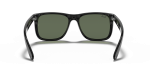 แว่นกันแดด Rayban Justin RB4165F-601/71 Black Green G-15 แว่นกันแดด Rayban RB4165F-601/71 ขาแว่นด้านใน