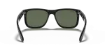 แว่นกันแดด Rayban Justin RB4165F-601/71 Black Green G-15 แว่นกันแดด Rayban RB4165F-601/71 ขาแว่นด้านใน