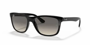 แว่นกันแดด Rayban RB4181-601/71 มุมเฉียง สีดำ สำหรับผู้ชาย
