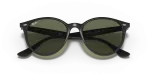 แว่นกันแดด Rayban RB4305F-601/9A Black G-15 Green Polarized แว่นกันแดด Rayban RB4305F-601/9A close-up ด้านหน้า