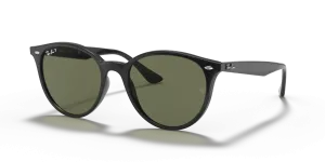 แว่นกันแดด Rayban RB4305F-601/9A มุมเฉียง สีดำ สำหรับผู้ใช้ทุกเพศ