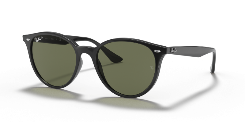 แว่นกันแดด Rayban RB4305F-601/9A Black G-15 Green Polarized แว่นกันแดด Rayban RB4305F-601/9A มุมเฉียง สีดำ สำหรับผู้ใช้ทุกเพศ