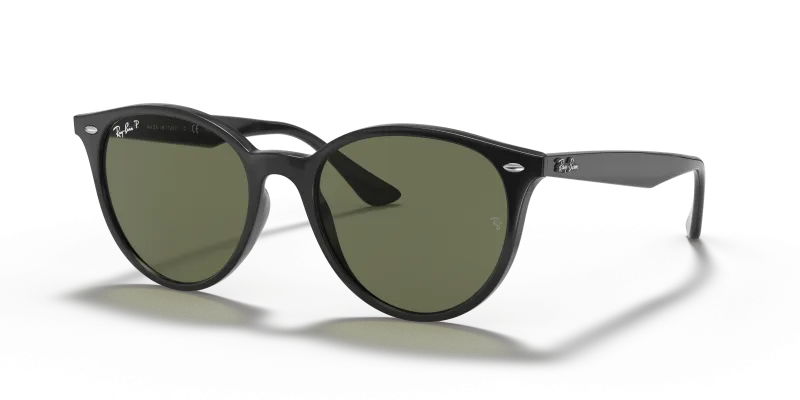 แว่นกันแดด Rayban RB4305F-601/9A Black G-15 Green Polarized แว่นกันแดด Rayban RB4305F-601/9A มุมเฉียง สีดำ สำหรับผู้ใช้ทุกเพศ