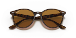 แว่นกันแดด Rayban RB4305F-710/83 Light Havana Polar Brown แว่นกันแดด Rayban RB4305F-710/83 close-up ด้านหน้า
