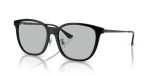 แว่นกันแดด Rayban RB4333D-601/87 มุมเฉียง สีดำ สำหรับผู้ใช้ทุกเพศ