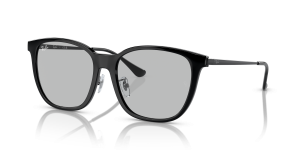 แว่นกันแดด Rayban RB4333D-601/87 มุมเฉียง สีดำ สำหรับผู้ใช้ทุกเพศ